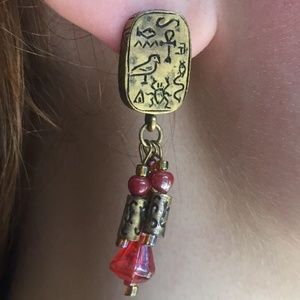 Chico's Hieroglyphics Earrings